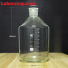 Frasco de boca estrecha, vidrio transparente, graduado, de 60 ml a 20.000 ml Laborxing