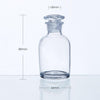 Narrow mouth bottle, clear glass, ungraduated, 30 ml to 1.000 ml Laborxing