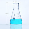 Fiole Erlenmeyer à col étroit, haute résistance, verre clair, 25 ml à 5.000 ml Laborxing