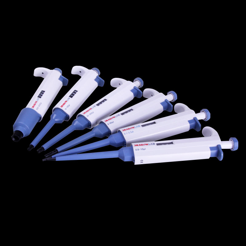 Single-channel microlitre pipette