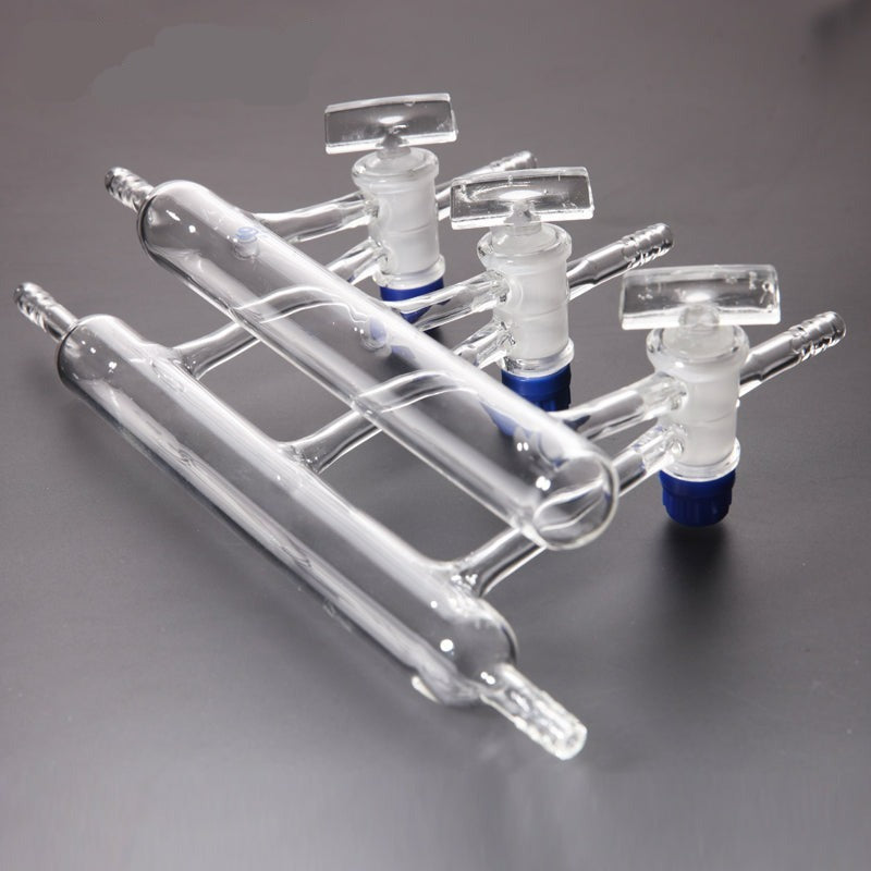 Double bank vacuum manifold, ports 3 to 6 ,Schlenk line