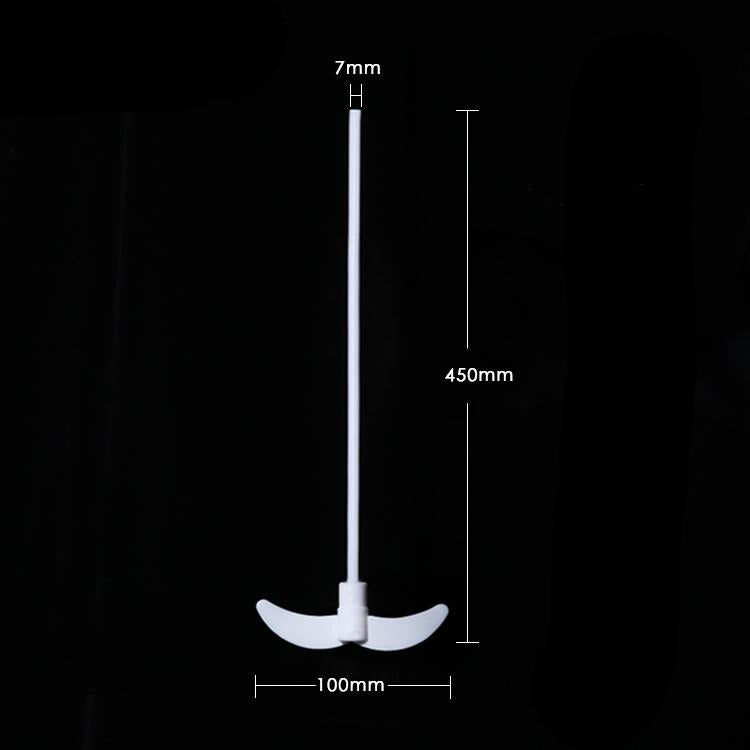 PTFE Stirring rod with blades Propeller, 2-winged centrifugal type, length 250 mm to 750 mm