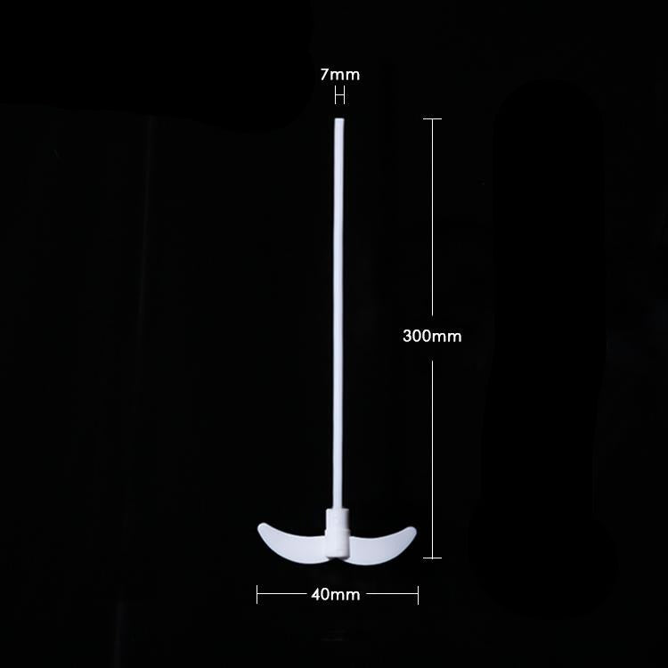 PTFE Stirring rod with blades Propeller, 2-winged centrifugal type, length 250 mm to 750 mm