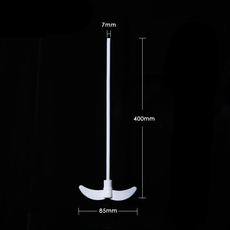 PTFE Stirring rod with blades Propeller, 2-winged centrifugal type, length 250 mm to 750 mm