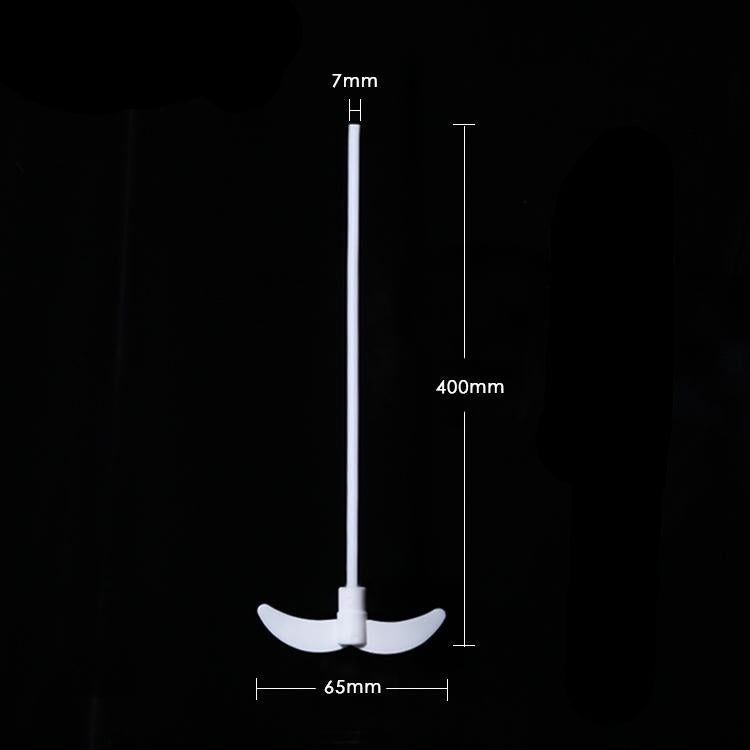 PTFE Stirring rod with blades Propeller, 2-winged centrifugal type, length 250 mm to 750 mm