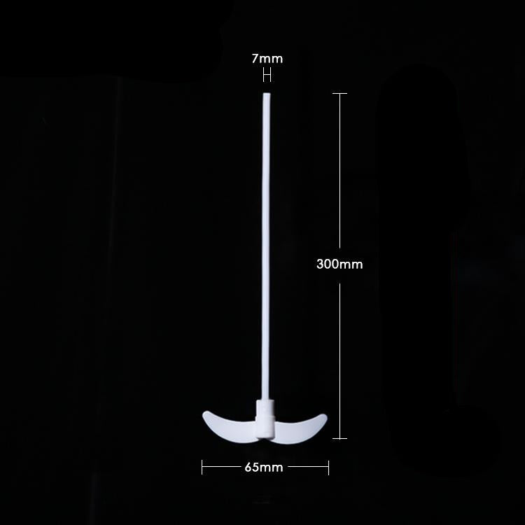PTFE Stirring rod with blades Propeller, 2-winged centrifugal type, length 250 mm to 750 mm