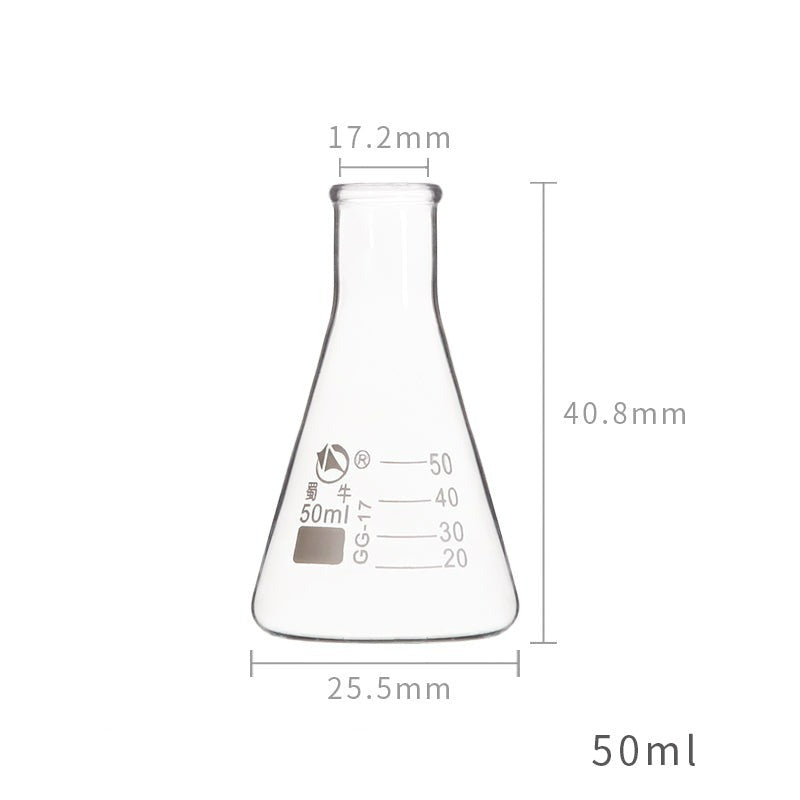 Erlenmeyer flask, narrow neck, 25 ml to 10.000 ml