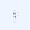 100 uds./paquete Viales para muestras con rosca, vidrio transparente, capacidad de 1 a 60 ml Laborxing