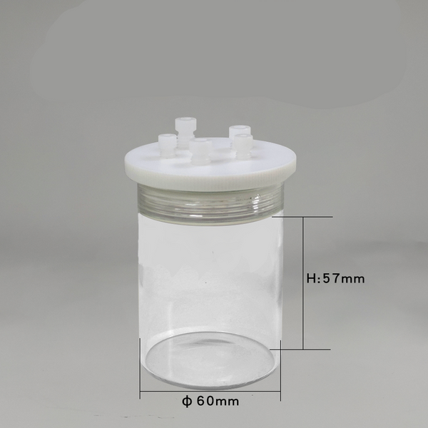 標準密閉電気化学セル、5 穴、容量 30 ～ 1.000 ml Laborxing