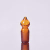 Stopper with joint, hollow glass, brown glass Laborxing