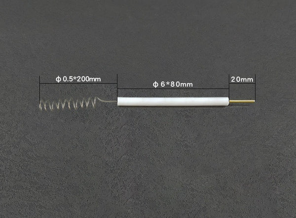 Contraelectrodos auxiliares de hilo de platino con varilla de PTFE Laborxing