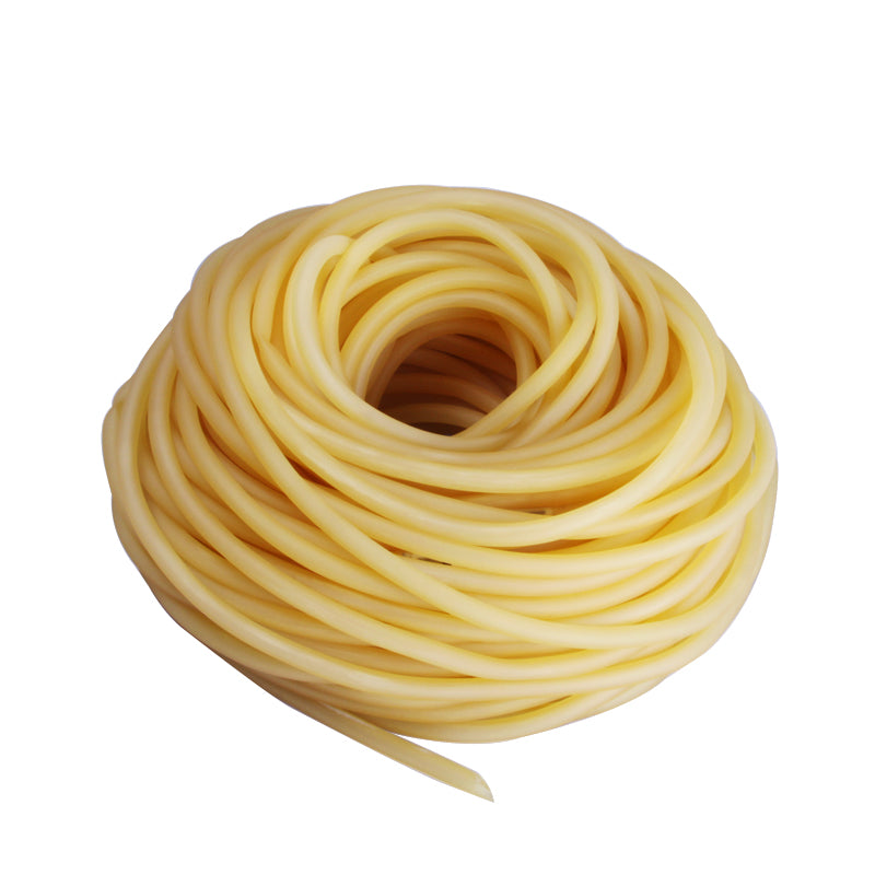 Amber latex tube, inner diameter 4 to 9 mm, length 10 meter