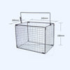 Square sterilisation baskets, stainless steel Laborxing