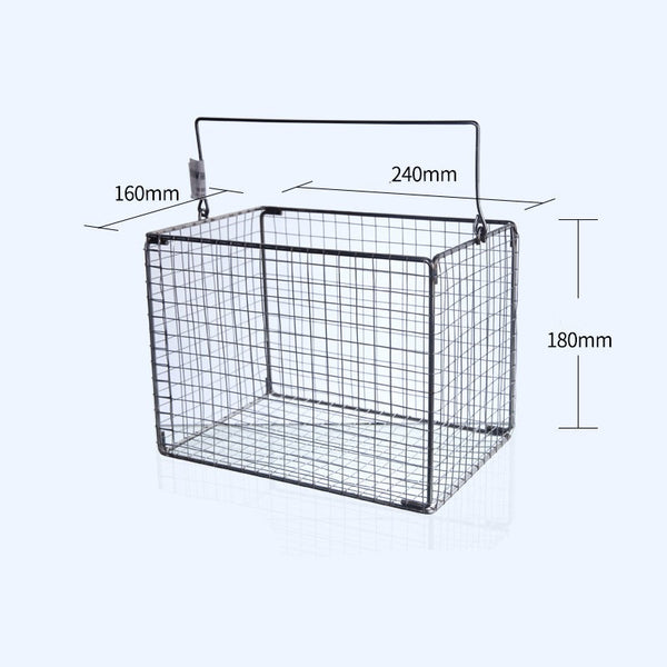 Square sterilisation baskets, stainless steel Laborxing