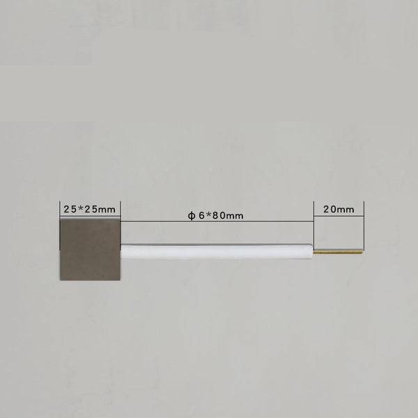 Electrodos de placa de platino con varilla de PTFE Laborxing