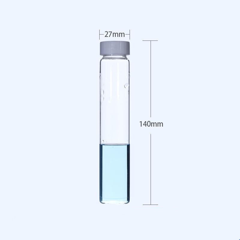 100 pcs/pack Sample vials with thread, Clear glass, capacity 1 to 60 ml