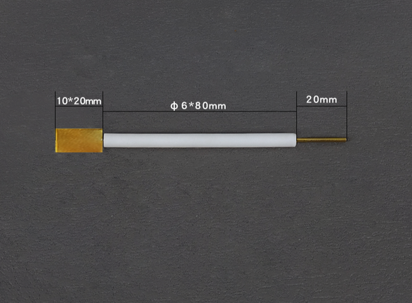 Gold plate electrodes with PTFE rod Laborxing