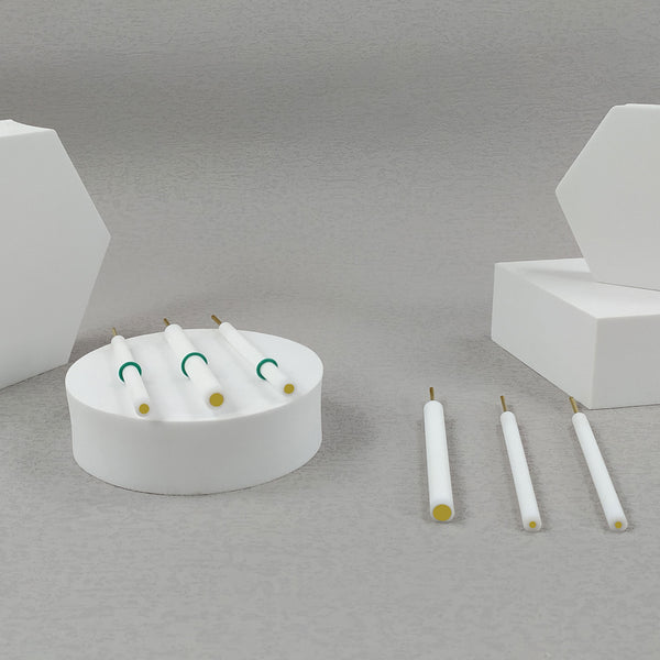 Goldscheiben-Arbeitselektroden mit PTFE-Stab Laborxing