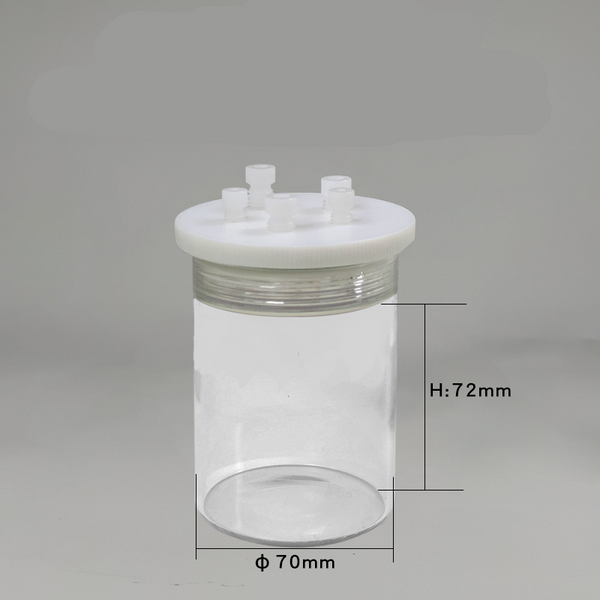 標準密閉電気化学セル、5 穴、容量 30 ～ 1.000 ml Laborxing
