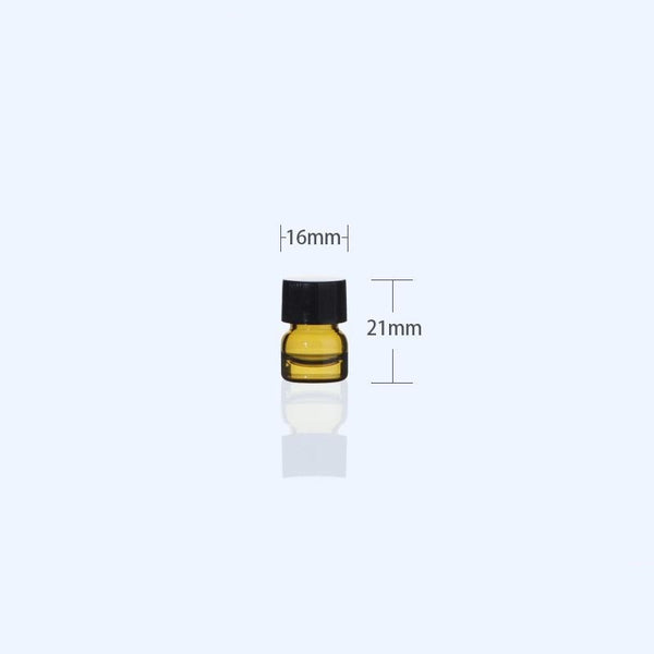 100 Stück/Pack Probenfläschchen mit Gewinde, Braunglas, Fassungsvermögen 1 bis 60 ml Laborxing