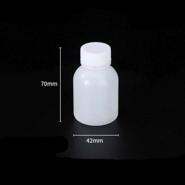 Narrow mouth bottles, Plastic PE, capacity 50 ml to 1.000 ml Laborxing