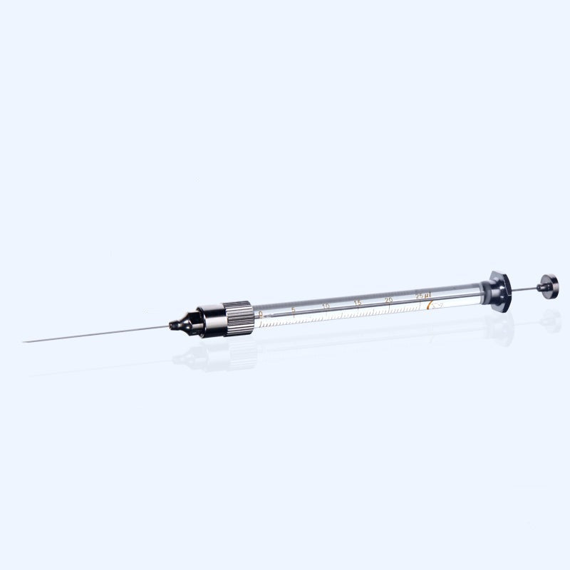 Microlitre luer lock syringe, capacity 25 ul to 100 ml