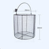 Round sterilisation baskets, stainless steel Laborxing