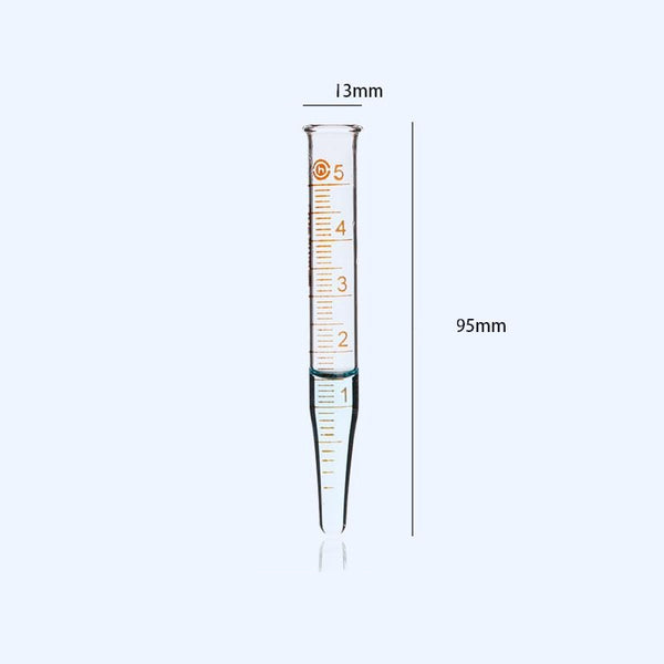 원추형 바닥이 있는 원심분리기 유리관, 용량 5~50ml, 10개/팩 Laborxing