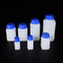Quadratische Flaschen mit Schraubverschluss, Kunststoff PE, Fassungsvermögen 60 ml bis 1.000 ml Laborxing