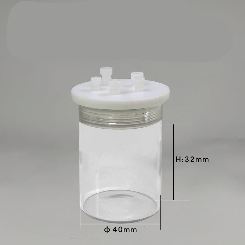 Standard sealed electrochemical cell with 5 holes, capacity 30 to 1.000 ml