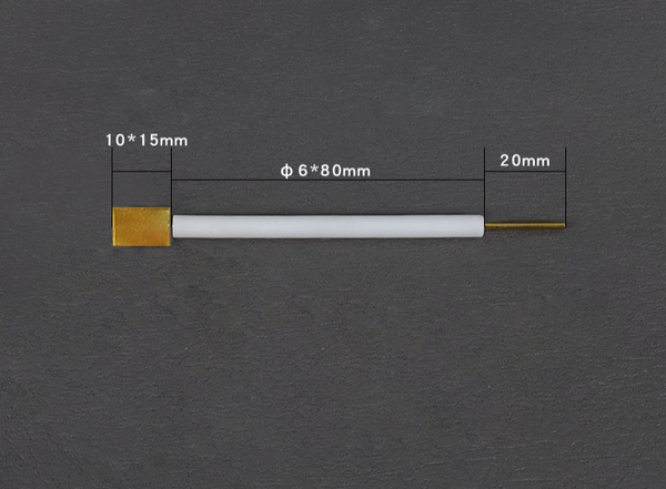 Gold plate electrodes with PTFE rod Laborxing