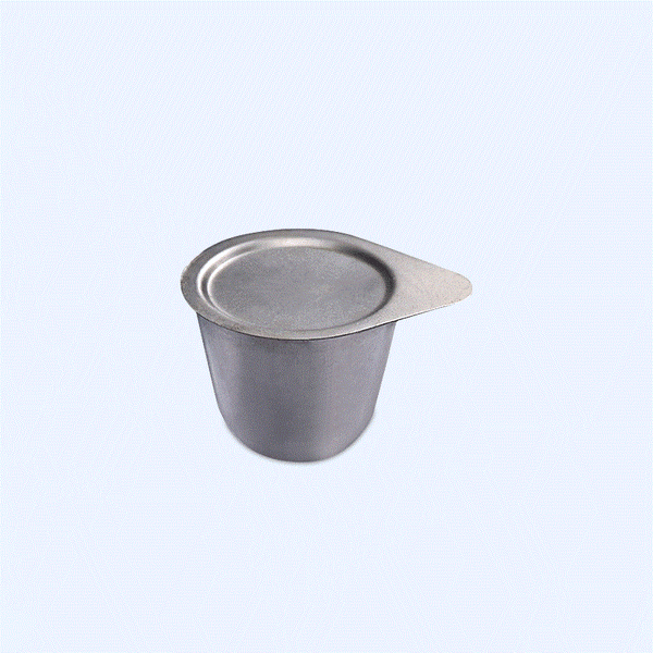 Nickel Crucible with lid, capacity 30 to 50 ml Laborxing