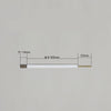 Electrodos de placa de platino con varilla de PTFE Laborxing