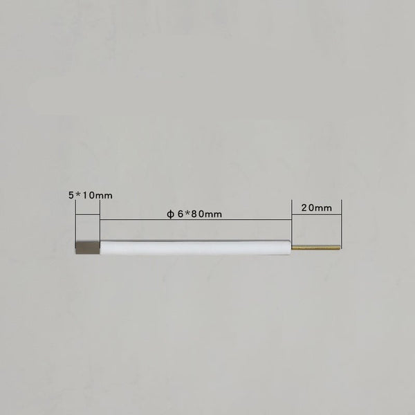 Électrodes à plaque de platine avec tige en PTFE Laborxing