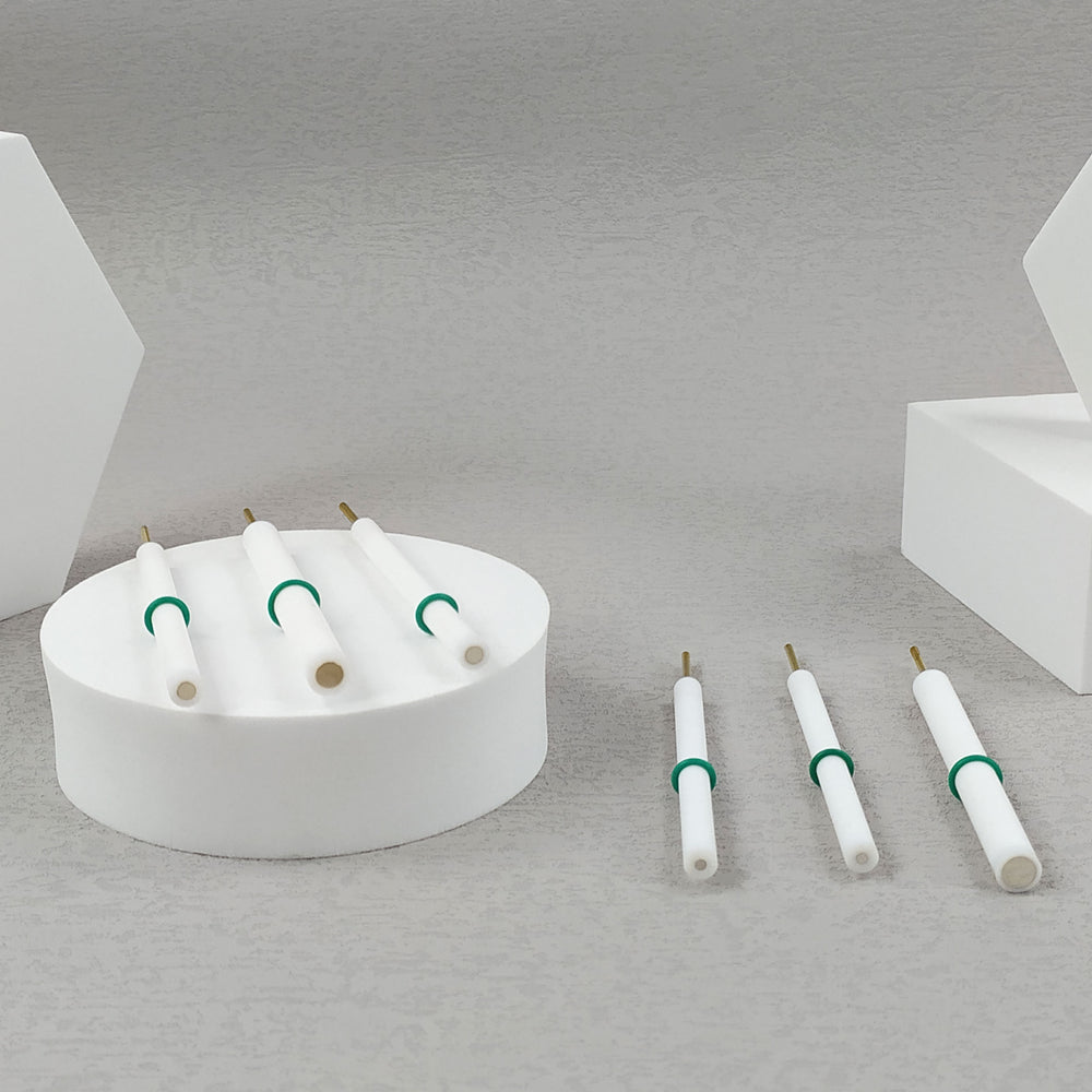 Platinum disc working electrodes with PTFE rod