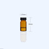 100 pcs/pack Sample vials with thread, Brown glass, capacity 1 to 60 ml Laborxing
