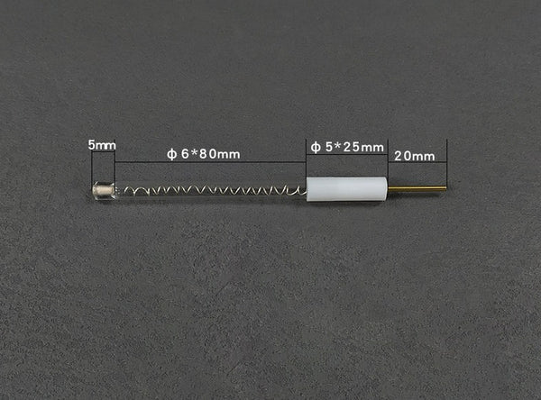 Platinum wire auxiliary counter electrodes in salt bridge Laborxing