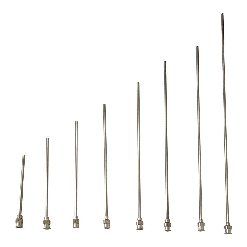 Syringe needles, blunt tip, length 60 to 120 mm, 5 pcs/pack, not for medical usage