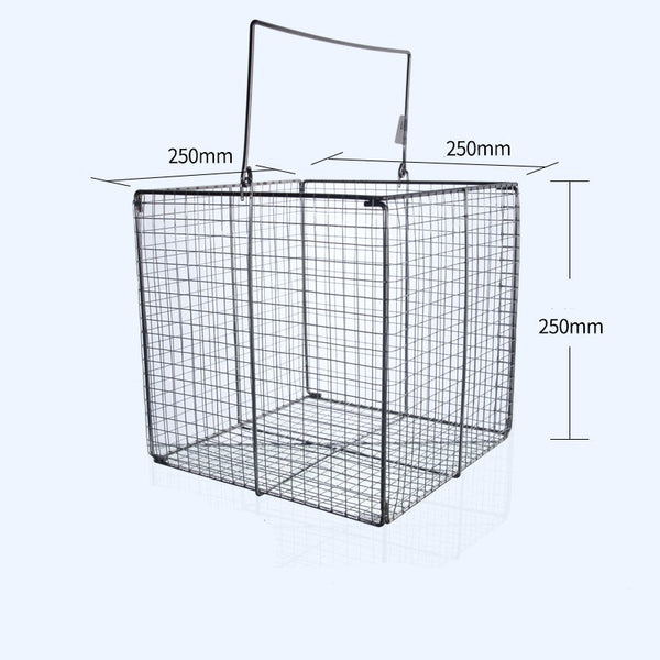 Square sterilisation baskets, stainless steel Laborxing