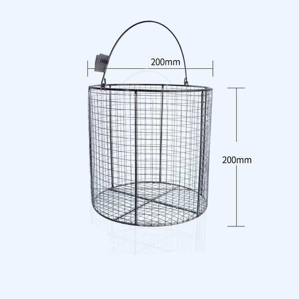 Round sterilisation baskets, stainless steel Laborxing