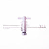 Robinet unidirectionnel avec robinet d'arrêt en PTFE et embout de tuyau, diamètre du tube 8 à 12 mm Laborxing