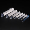 Jeringa desechable de PVC con doble junta, capacidad de 1 a 100 ml Laborxing
