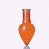 Pear-shaped flask, brown glass,  25 to 500 ml Laborxing
