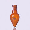 Pear-shaped flask, brown glass,  25 to 500 ml Laborxing