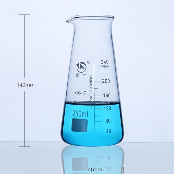 Vaso de precipitados Philips, 125 ml a 500 ml Laborxing