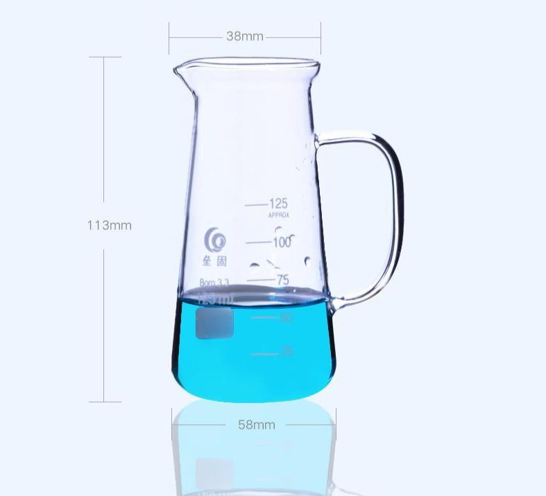 Philips beaker with spout and handle, 125 ml to 500 ml
