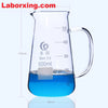 Philips beaker with spout and handle, 125 ml to 500 ml Laborxing