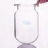 Recipiente di reazione cilindrico a fondo tondo, diametro flangia da DN 100 a DN 200, capacità da 1.000 a 20.000 ml Laborxing