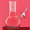 Matraz redondo Schlenk con junta y llave lateral, capacidad de 50 a 1.000 ml Laborxing