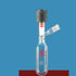 Schlenkrohr mit Hochvakuumventil und seitlichem Anschluss, Fassungsvermögen 75 bis 350 ml Laborxing
